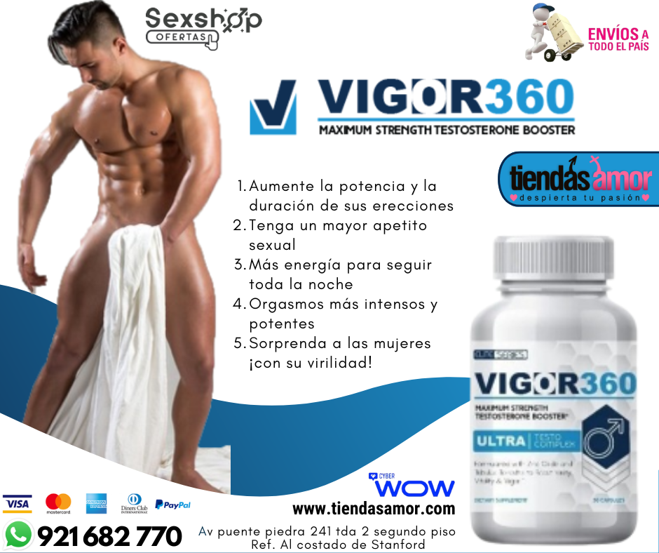 VIGOR 360/ Masturbadores Lubricantes Retardante Vibradores Potencia Sexual tiendas amor Av puente piedra 241 tda 2 segundo piso 921682770