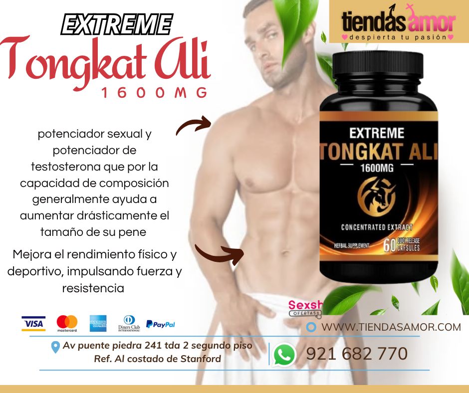 Tongkat Ali 1,600 Extreme/Tienda para Adultos | Novedades y Productos Exclusivos 921682770ENVIOS NACIONAL Lima y Provincias